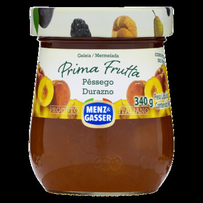 Geleia Menz e Gasser 340g Pessego