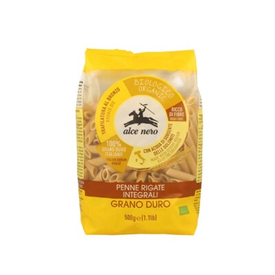 Massa Organ.alce Nero 500g Penne Rigate