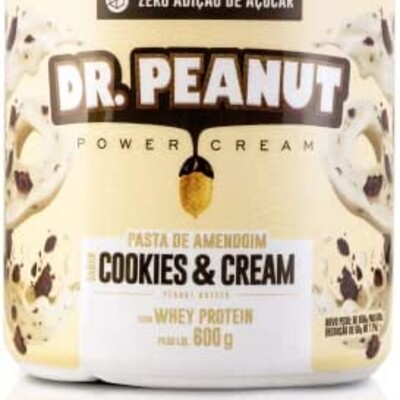 Pasta de Amendoim Dr.peanut 600g Cookies/cream