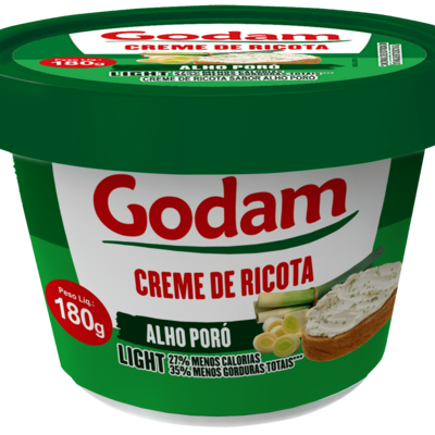 Creme de Ricota Godam 180g Alho Poro