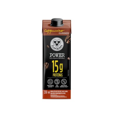 Cappuccino Pow.whe.3 Coracoes 250ml Classico