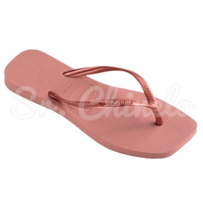 Sandalia Slim Square Havaianas Rosa Croc.37/38