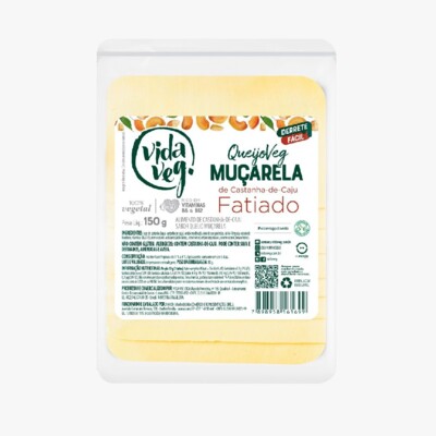 Queijo Mucarela Vida Veg 150g Fat.cast.caju