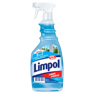 Limpa Vidros Gatilho Limpol 500ml Tradicional