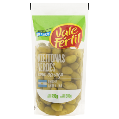 Azeitona Verde Vale Fertil 300g Hojiblanca D.p