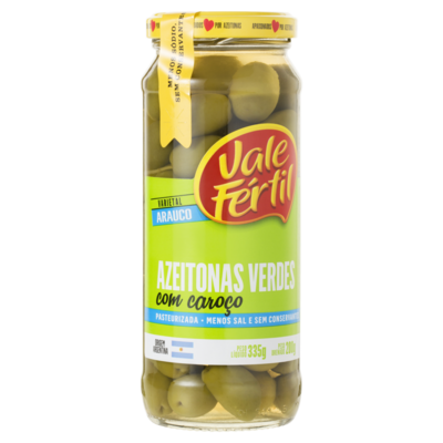Azeitona Verde Vale Fertil 200g Hojiblanca
