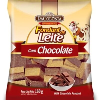 Fondant Dacolonia 160g Leite C/chocol.