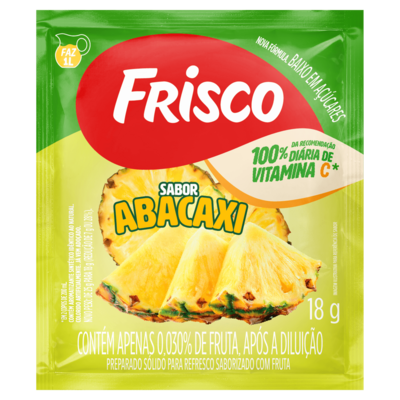 Refresco em Po Frisco 18g Abacaxi
