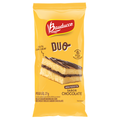 Bolinho Bauducco Duo 27g Chocolate