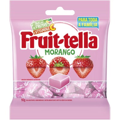 Bala Mastigavel Fruittella 92g Morango