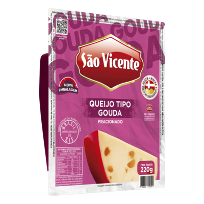Queijo Gouda Sao Vicente 110g Prov.erv/s.pack