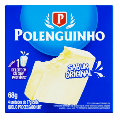 Queijo Polenguinho 68g Fresco C/4