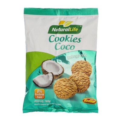 Cookies Integ.natural Life 180g Coco