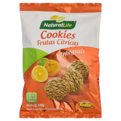Cookies Integ.natural Life 180g Frutas Citricas