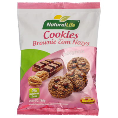 Cookies Integ.natural Life 180g Brownie