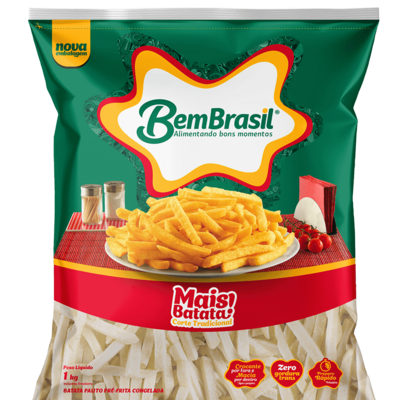 Batata Mais Batata 1kg Pre Frita