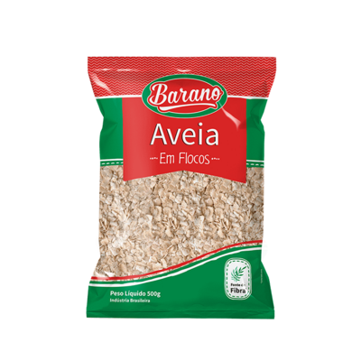 Aveia em Flocos Barano 500g Grossos
