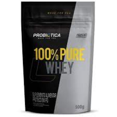 Whey 100% Pure Probiotica 900g Refil Chocolate