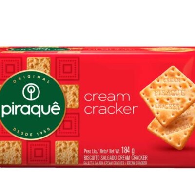 Biscoito Cr.cracker Piraque 184g