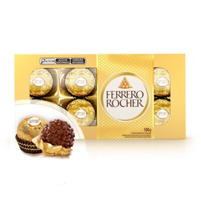 Bombom Ferrero Rocher 100g C/8