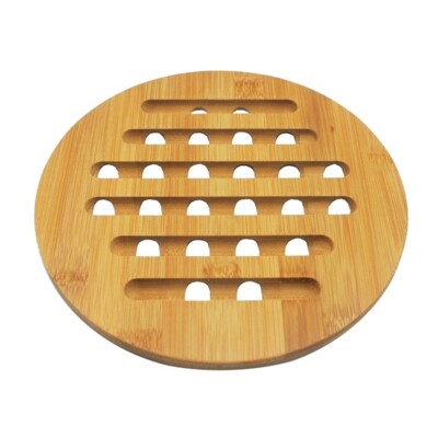 Descanso de Panela Mozcada 15cm Bambu