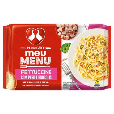 Fettuccine Meu Menu Perdigao 300g Molho Branco