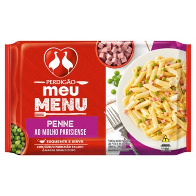 Penne Meu Menu Perdigao 300g Molho Parisien.