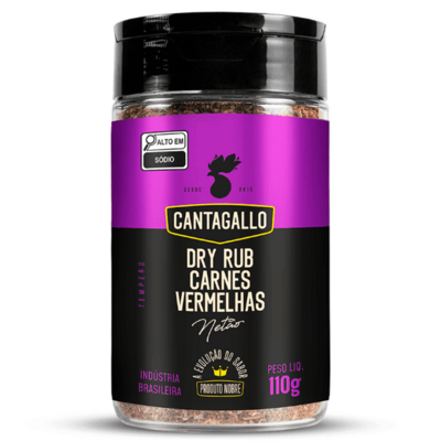 Dry Rub Cantagallo 110g Carnes Vermelha