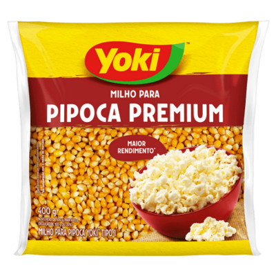 Milho de Pipoca Yoki 400g Premium