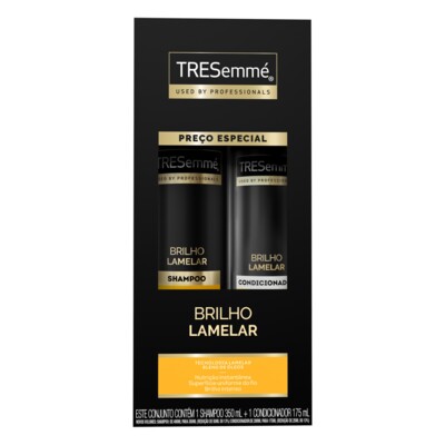 Kit Sh.+cond.tresemme 350+175ml Brilho Lamelar