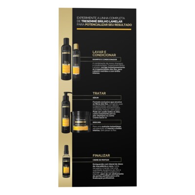 Kit Sh.+cond.tresemme 350+175ml Brilho Lamelar