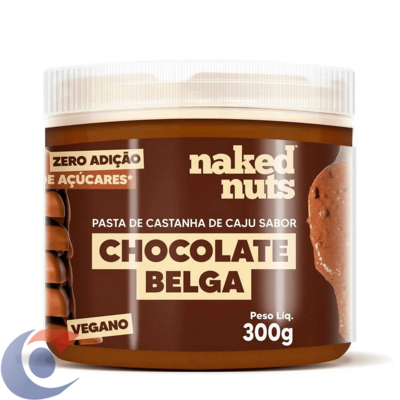 Pasta Cast.de Caju Naked Nuts 300g Chocolate Belga