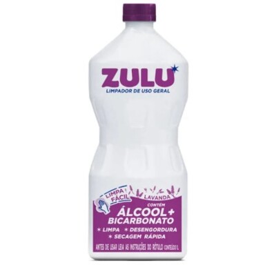 Alcool C/bicarbonato Zulu 1l Lavanda