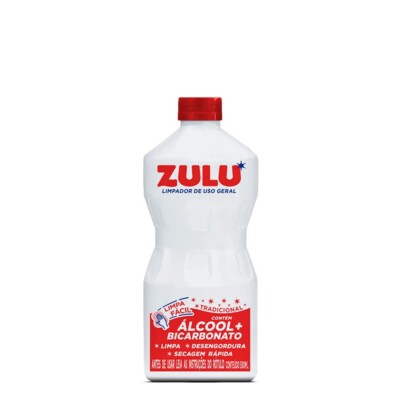 Alcool C/bicarbonato Zulu 500ml