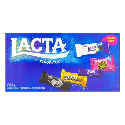 Bombom Lacta 250,6g Variedades