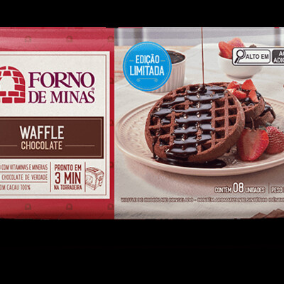 Waffle Forno de Minas 280g Chocolate