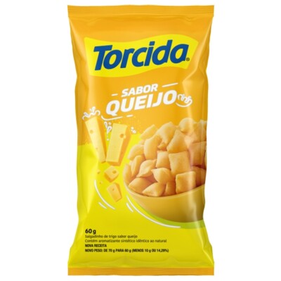 Salgadinho Lucky Torcida 60g Queijo