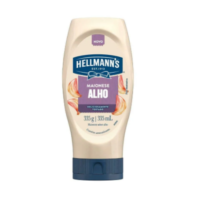 Maionese Hellmanns 335g Alho