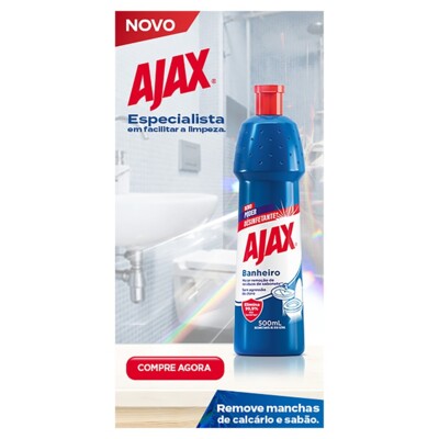 Desinfetante Squeeze Ajax 500ml Banheiro