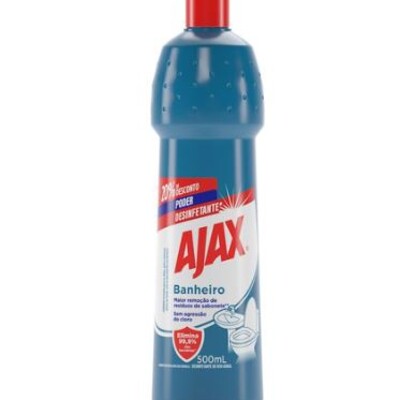 Desinfetante Squeeze Ajax 500ml Banhei.20%desc.