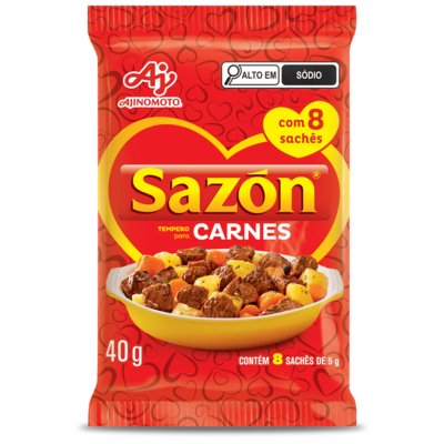Tempero Sazon 40g Vermelho