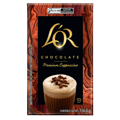 Cappuccino Soluvel Lor 156,8g Chocolate
