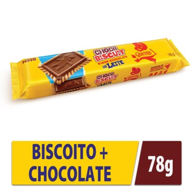 Chocobiscuit Garoto 78g Choc.aoleite