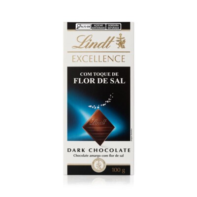 Chocolate Excellence Lindt 100g Dark Flor Sal