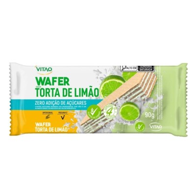 Biscoito Wafer Vitao 90g Torta Limao