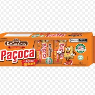 Pacoca Dacolonia 180g C/mascavo