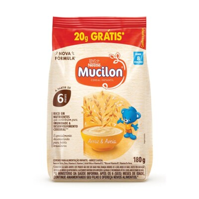Cereal Mucilon 180g 20g Grts Arroz/aveia
