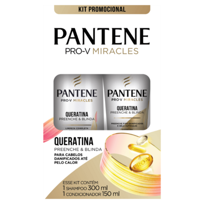 Kit Sh.+cond.pantene 300+150ml Queratina