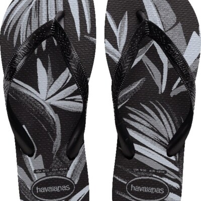 Sandalia Aloha Havaianas Pt.cinza 43/44