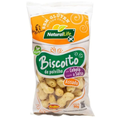Biscoito Polvilho Nat.life 90g Cebola/salsa